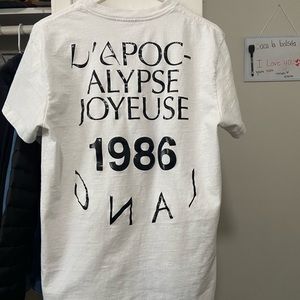 HELMUT LANG LOGO HACK TEE